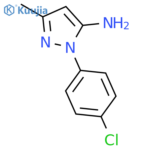 1-(4-Chlorophenyl)-3-methyl-1H-pyrazol-5-amine structure