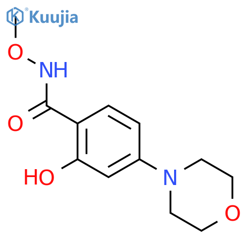 Benzamide, 2-hydroxy-N-methoxy-4-(4-morpholinyl)- structure