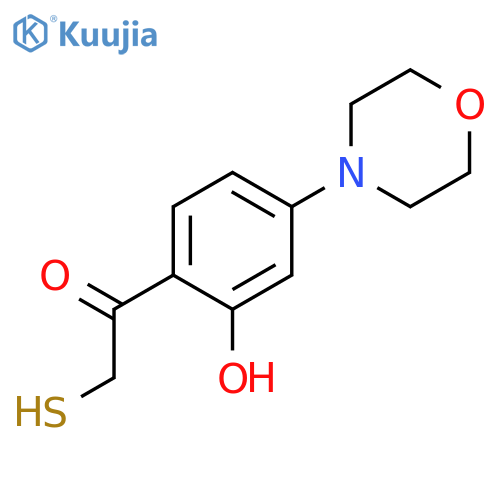 ETHANONE, 1-[2-HYDROXY-4-(4-MORPHOLINYL)PHENYL]-2-MERCAPTO- structure