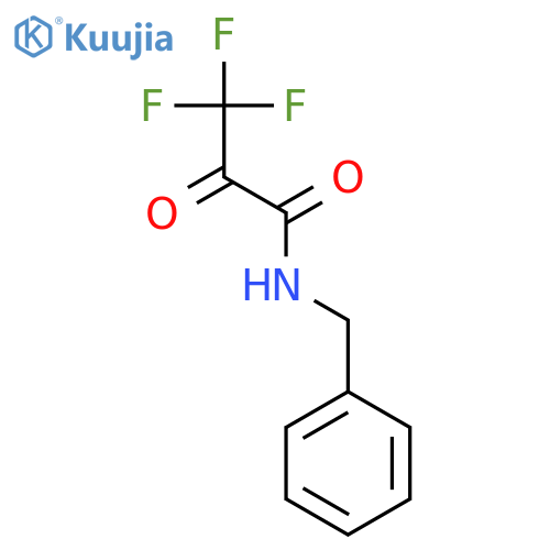 Propanamide, 3,3,3-trifluoro-2-oxo-N-(phenylmethyl)- structure