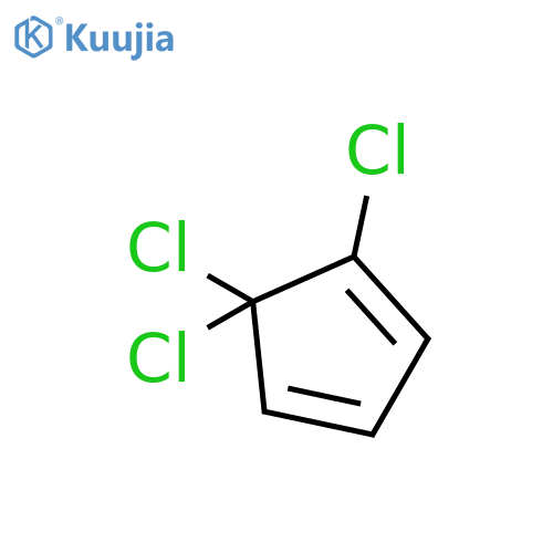 1,3-Cyclopentadiene, 1,5,5-trichloro- structure
