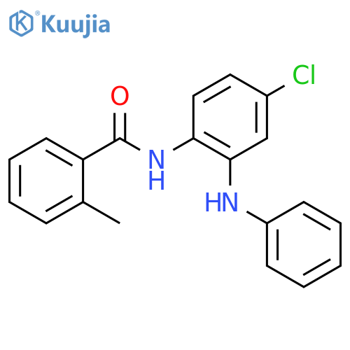 Benzamide, N-[4-chloro-2-(phenylamino)phenyl]-2-methyl- structure