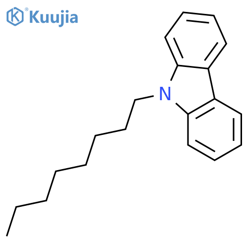 9H-Carbazole, 9-octyl- structure