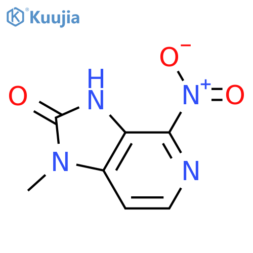 1,3-dihydro-1-methyl-4-nitro-2H-Imidazo[4,5-c]pyridin-2-one structure
