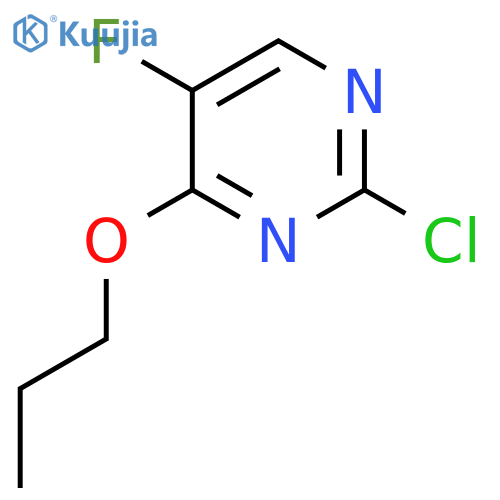 2-Chloro-5-fluoro-4-propoxypyrimidine structure