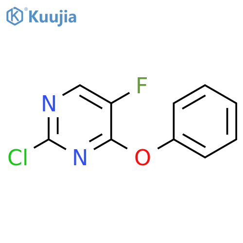2-chloro-5-fluoro-4-phenoxypyrimidine structure