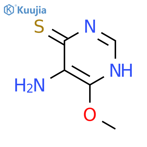 5-amino-6-methoxy-3,4-dihydropyrimidine-4-thione structure