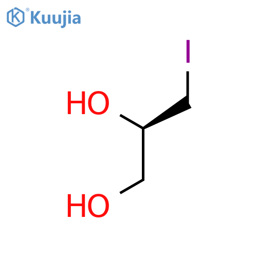 1,2-Propanediol, 3-iodo-, (R)- structure
