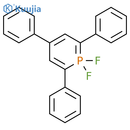 Phosphorin, 1,1-difluoro-1,1-dihydro-2,4,6-triphenyl- (9CI) structure