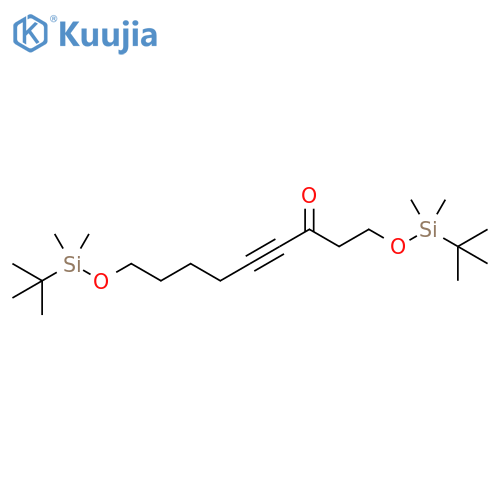4-Nonyn-3-one, 1,9-bis[[(1,1-dimethylethyl)dimethylsilyl]oxy]- structure