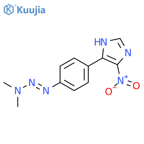 1H-IMIDAZOLE, 4-[4-(3,3-DIMETHYL-1-TRIAZENYL)PHENYL]-5-NITRO- structure