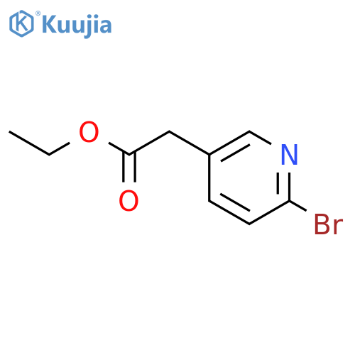 6-bromo-3-Pyridineacetic acid ethyl ester structure