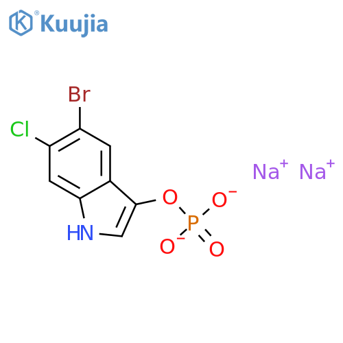 5-Bromo-6-chloro-3-indoxyl Phosphate, Disodium Salt Monohydrate structure