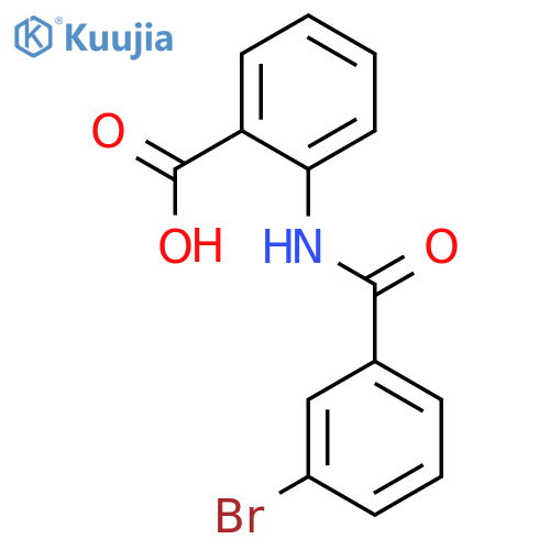 2-(3-Bromo-benzoylamino)-benzoic acid structure