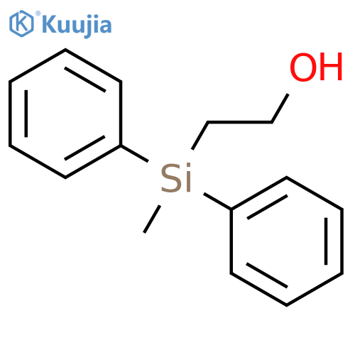 Ethanol,2-(methyldiphenylsilyl)- structure