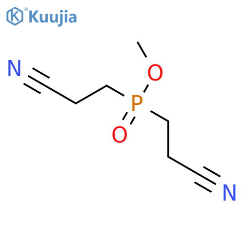 PHOSPHINIC ACID, BIS(2-CYANOETHYL)-, METHYL ESTER structure