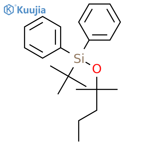 Silane, (1,1-dimethylbutoxy)(1,1-dimethylethyl)diphenyl- structure
