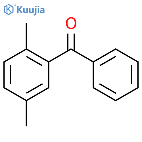 (2,5-dimethylphenyl)(phenyl)methanone structure