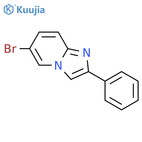6-bromo-2-phenylimidazo1,2-apyridine structure