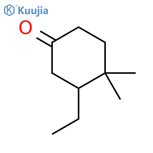 CYCLOHEXANONE, 3-ETHYL-4,4-DIMETHYL- structure