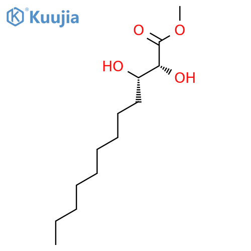 Dodecanoic acid, 2,3-dihydroxy-, methyl ester, (2R,3S)- structure