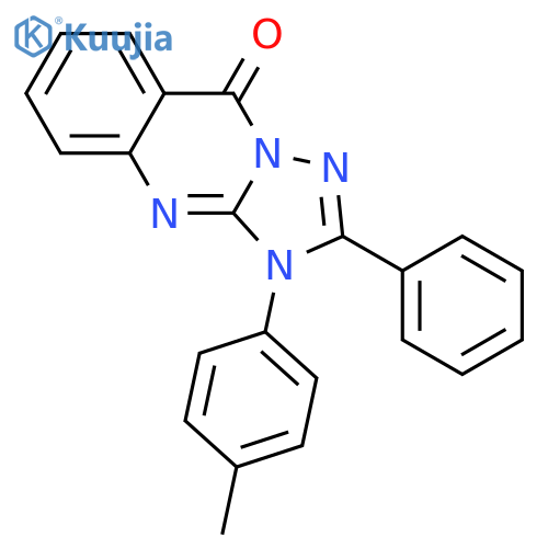 [1,2,4]Triazolo[5,1-b]quinazolin-9(3H)-one, 3-(4-methylphenyl)-2-phenyl- structure