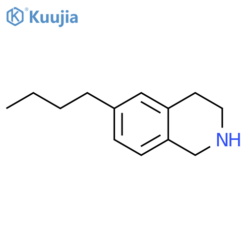 6-butyl-1,2,3,4-tetrahydroisoquinoline structure