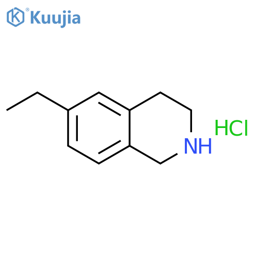 6-ethyl-1,2,3,4-tetrahydroisoquinoline hydrochloride structure