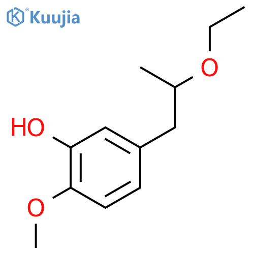 Phenol, 5-(2-ethoxypropyl)-2-methoxy- structure