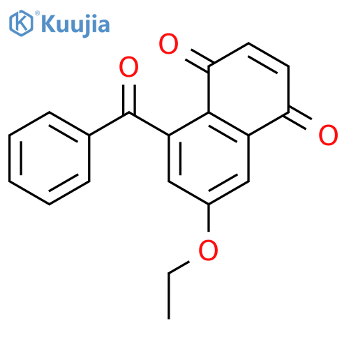 1,4-Naphthalenedione, 5-benzoyl-7-ethoxy- structure