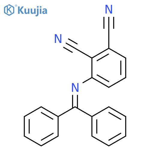 1,2-Benzenedicarbonitrile, 3-[(diphenylmethylene)amino]- structure