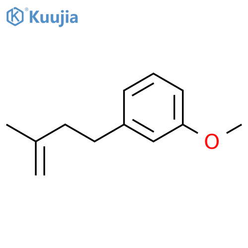 4-(3-Methoxyphenyl)-2-methyl-1-butene structure