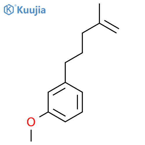 5-(3-Methoxyphenyl)-2-methyl-1-pentene structure