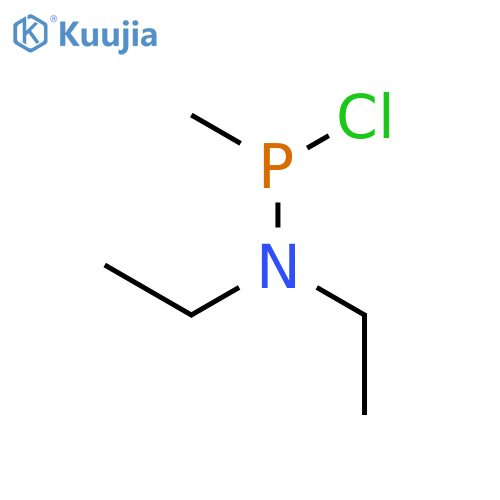Phosphonamidous chloride, N,N-diethyl-P-methyl- structure
