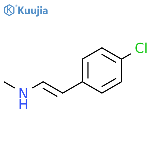 Ethenamine, 2-(4-chlorophenyl)-N-methyl- structure