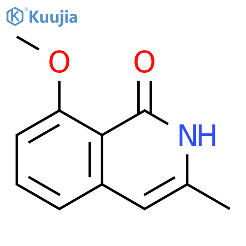 1(2H)-Isoquinolinone, 8-methoxy-3-methyl- structure