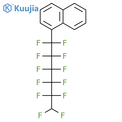 NAPHTHALENE, 1-(1,1,2,2,3,3,4,4,5,5,6,6-DODECAFLUOROHEXYL)- structure