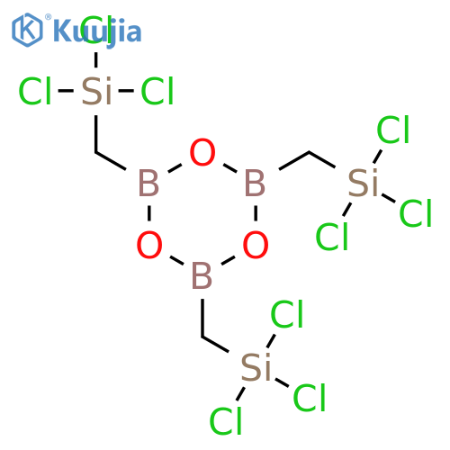 BOROXIN, TRIS[(TRICHLOROSILYL)METHYL]- structure
