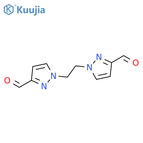 1H-PYRAZOLE-3-CARBOXALDEHYDE, 1,1'-(1,2-ETHANEDIYL)BIS- structure