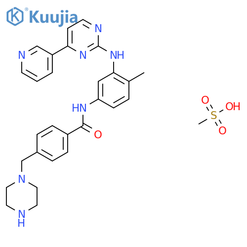 N-Desmethyl Imatinib Mesylate structure