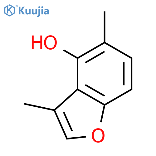 4-Benzofuranol, 3,5-dimethyl- structure