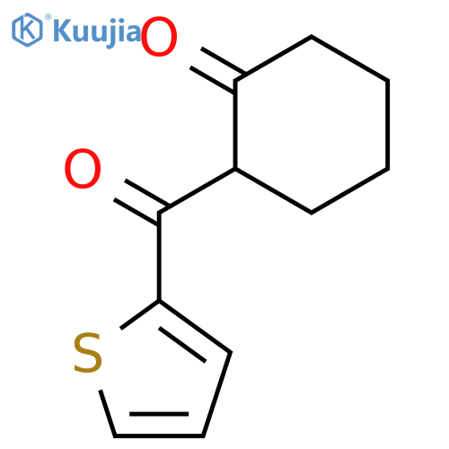 Cyclohexanone, 2-(2-thienylcarbonyl)- structure