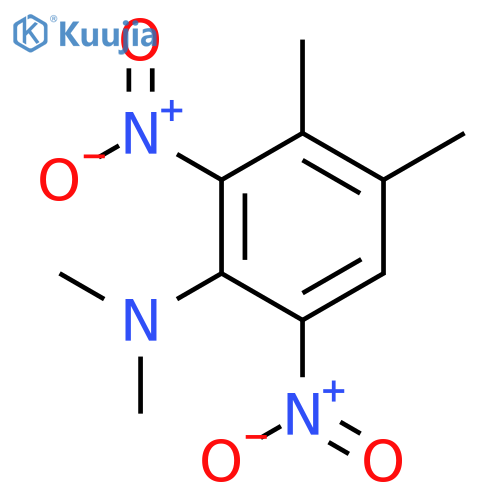 Benzenamine, N,N,3,4-tetramethyl-2,6-dinitro- structure
