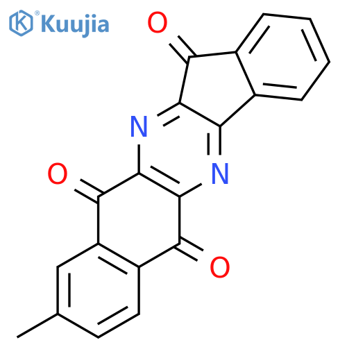 6H-Benz[g]indeno[1,2-b]quinoxaline-6,11,13-trione, 9-methyl- structure