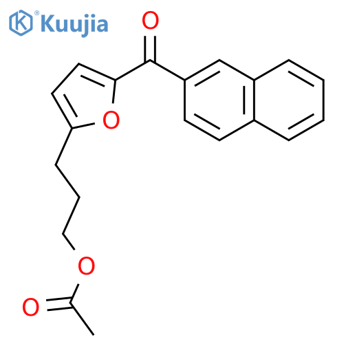 METHANONE, [5-[3-(ACETYLOXY)PROPYL]-2-FURANYL]-2-NAPHTHALENYL- structure