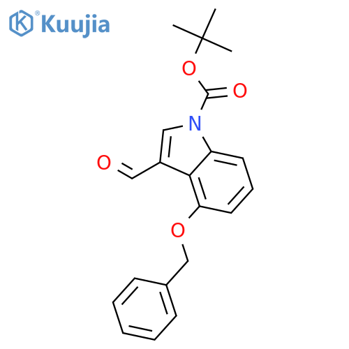 1-Boc-4-Benzyloxy-3-formylindole structure