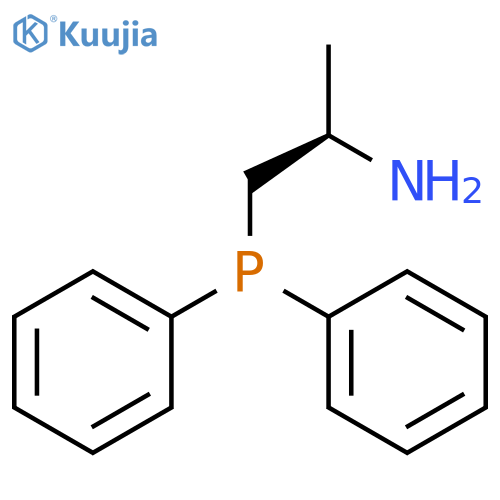 2-Propanamine, 1-(diphenylphosphino)-, (2R)- structure