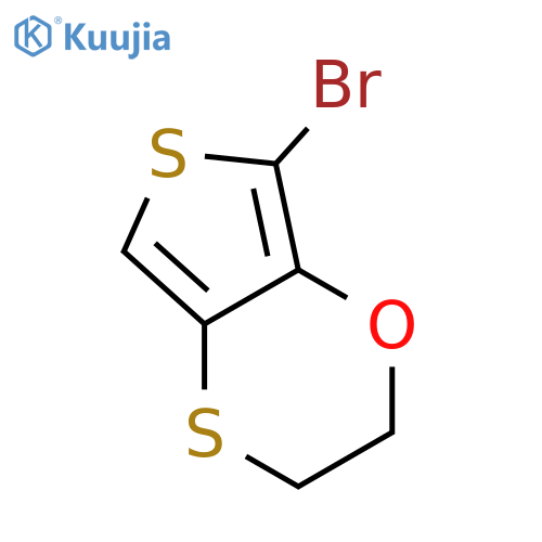 THIENO[3,4-B]-1,4-OXATHIIN, 7-BROMO-2,3-DIHYDRO- structure