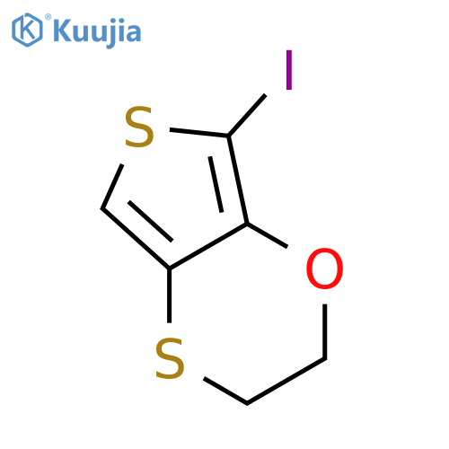 THIENO[3,4-B]-1,4-OXATHIIN, 2,3-DIHYDRO-7-IODO- structure