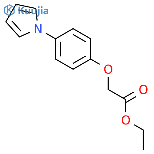 ACETIC ACID, [4-(1H-PYRROL-1-YL)PHENOXY]-, ETHYL ESTER structure
